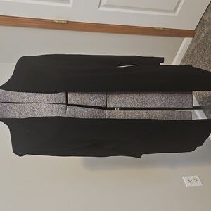 Joan Vass Open Front Long Cardigan